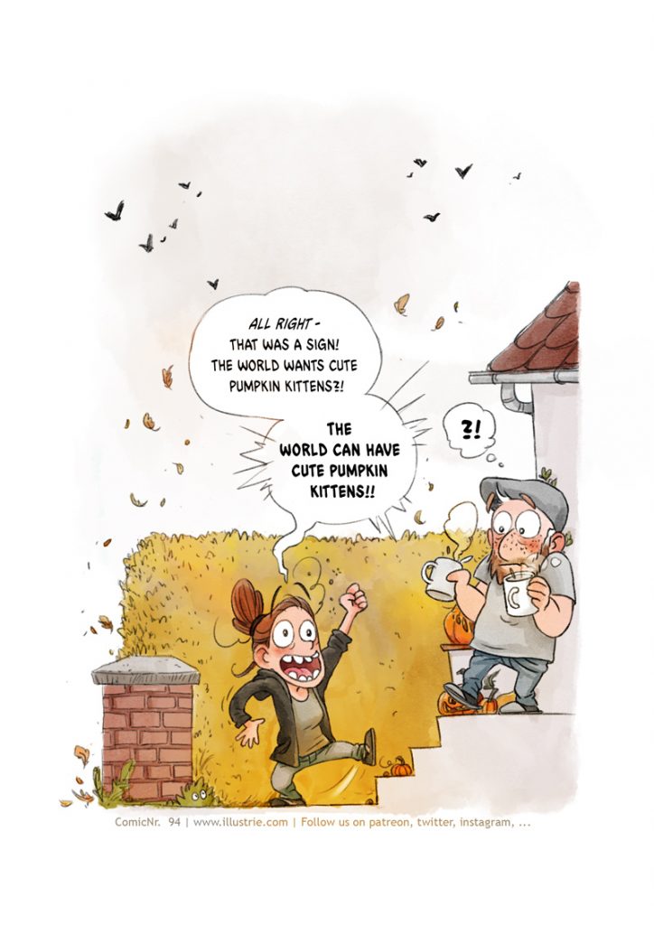 Autobiographical comic page (5/5) about the theft of a self-carved pumpkin that had already started to go bad.
.
#drawing #illustration #art #nerd #comicstyle #comicnerd #geek #zeichnen #humor #sketch #dessiner #doodle #characterdesign #cartoonart #autobio #comic #sliceoflife #comicjournal #diary #webcomic #bandedessinée #manga #csedigital #pumpkin #halloween #decoration #kürbis #horrorcomic #funny #trickortreat #herbst #autumn #cute kürbisklau