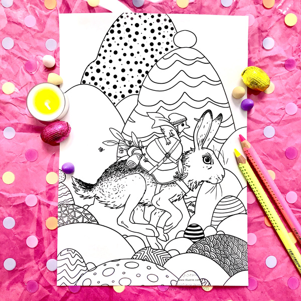 The Herald - free Easter coloring page Download - | drawn by illustrie.com

 Fantasy art, artwork, narrative illustration, illustrator, easter egg, island, rider, spring, egg, easter egg, colorful, black and white, line drawing, ink drawing, creative, bunny, chick, saddle, gift, paint, story, relaxation, holiday, easter island, pattern, colors, focus exercise, printable, relaxation, pastime, hobby